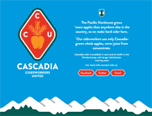 Tablet Screenshot of cascadiacider.com